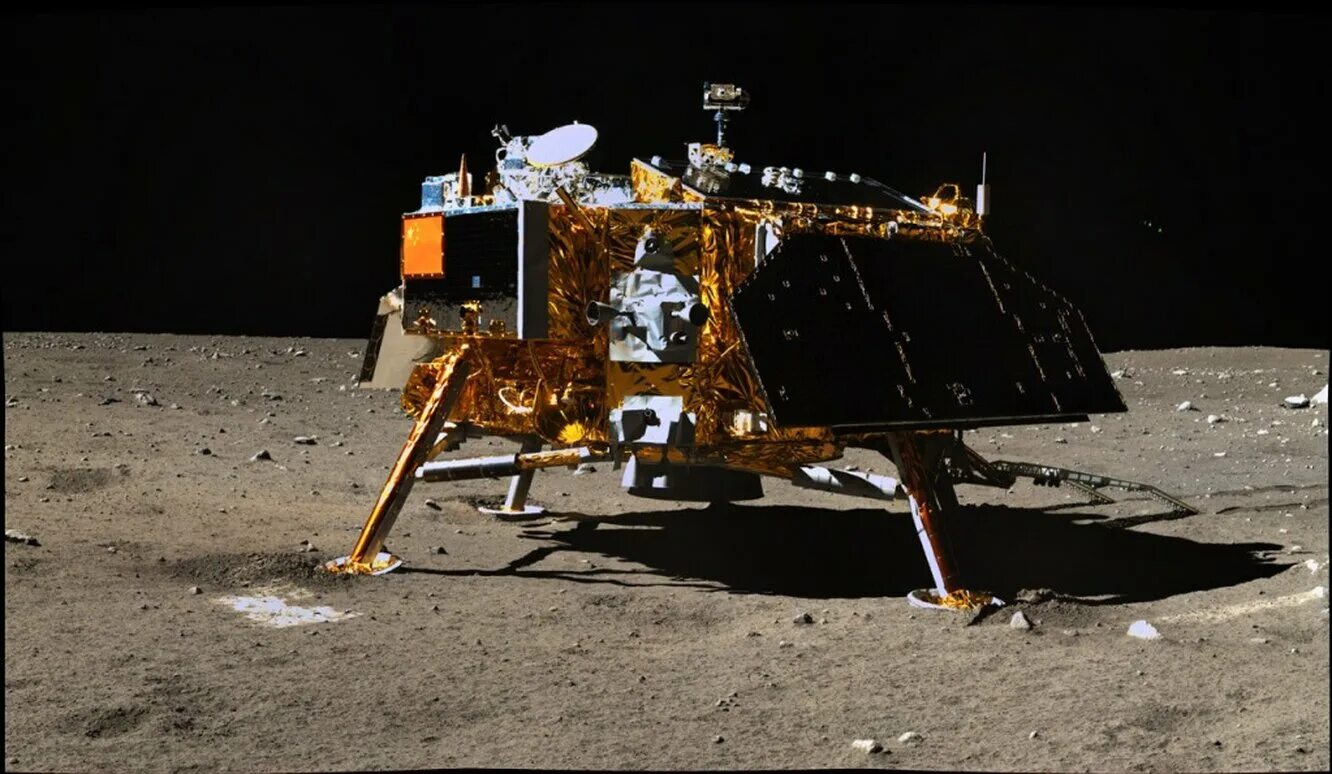 Китайский Луноход Чанъэ 4. Луноход Юйту. Китайский зонд "Чанъэ-4". Чанъэ-4 снимки Луны.
