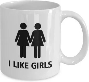 Lesbian Mug, I Like Girls, Lesbian Gifts, Gifts For Lesbians, Lesbian Love ...