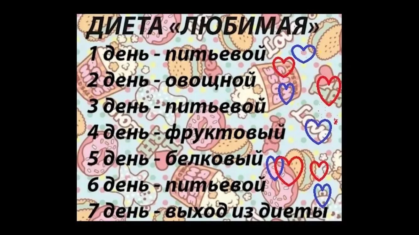 Любимая отзывы и результаты. Диета любимая. Любимая диета 7 дней. Диета 1 день питьевой 2 овощной. Диета любимая питьевой день.