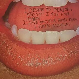 I love hate myself