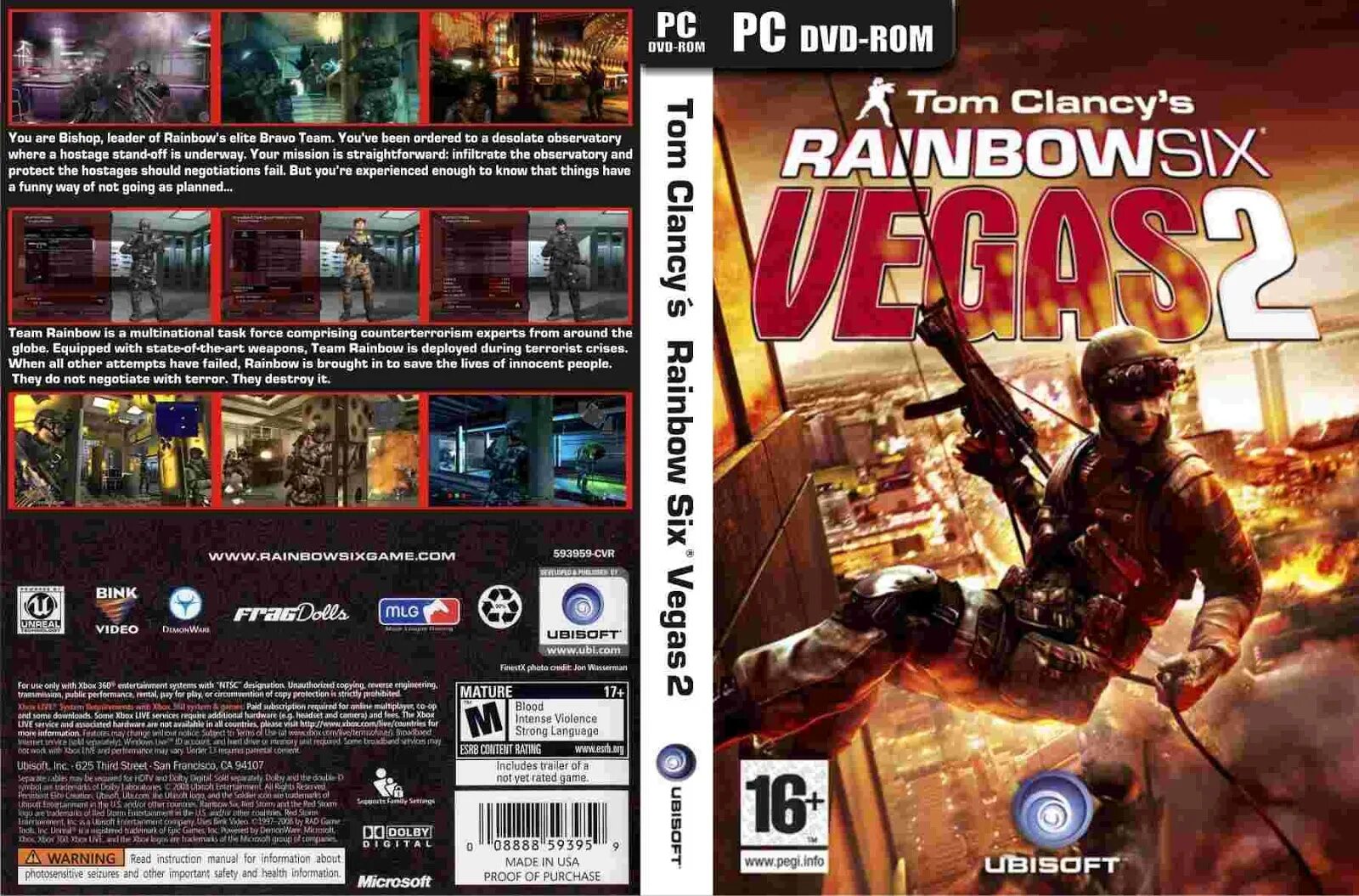 Tom Clancy’s Rainbow Six: Vegas 2. Rainbow Six Vegas 2 диск. Rainbow Six Vegas обложка. Rainbow Six Vegas 2 системные требования. Tom clancy s по порядку