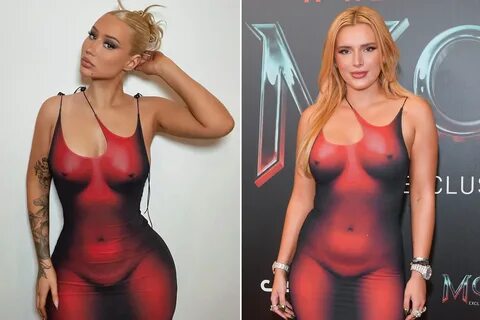 Iggy Azalea luce el vestido ‘desnudo’ de Bella Thorne e...