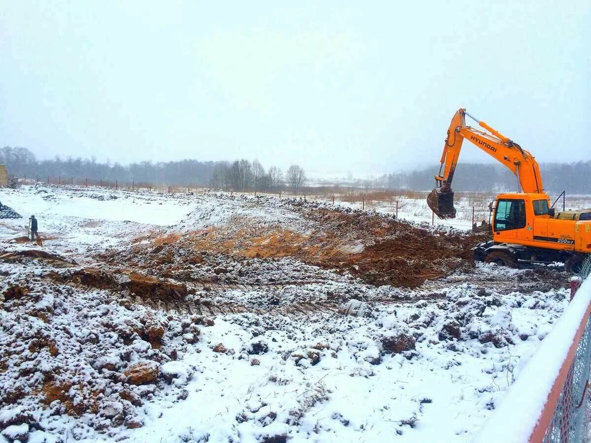 земляные работы зимой