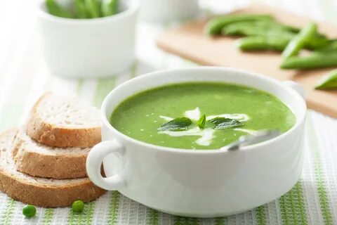 Пюре из зеленого горошка