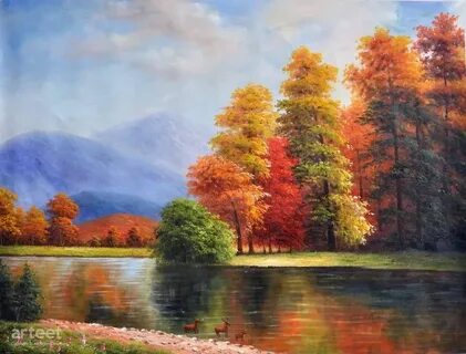 Осенний пейзаж видеоурок