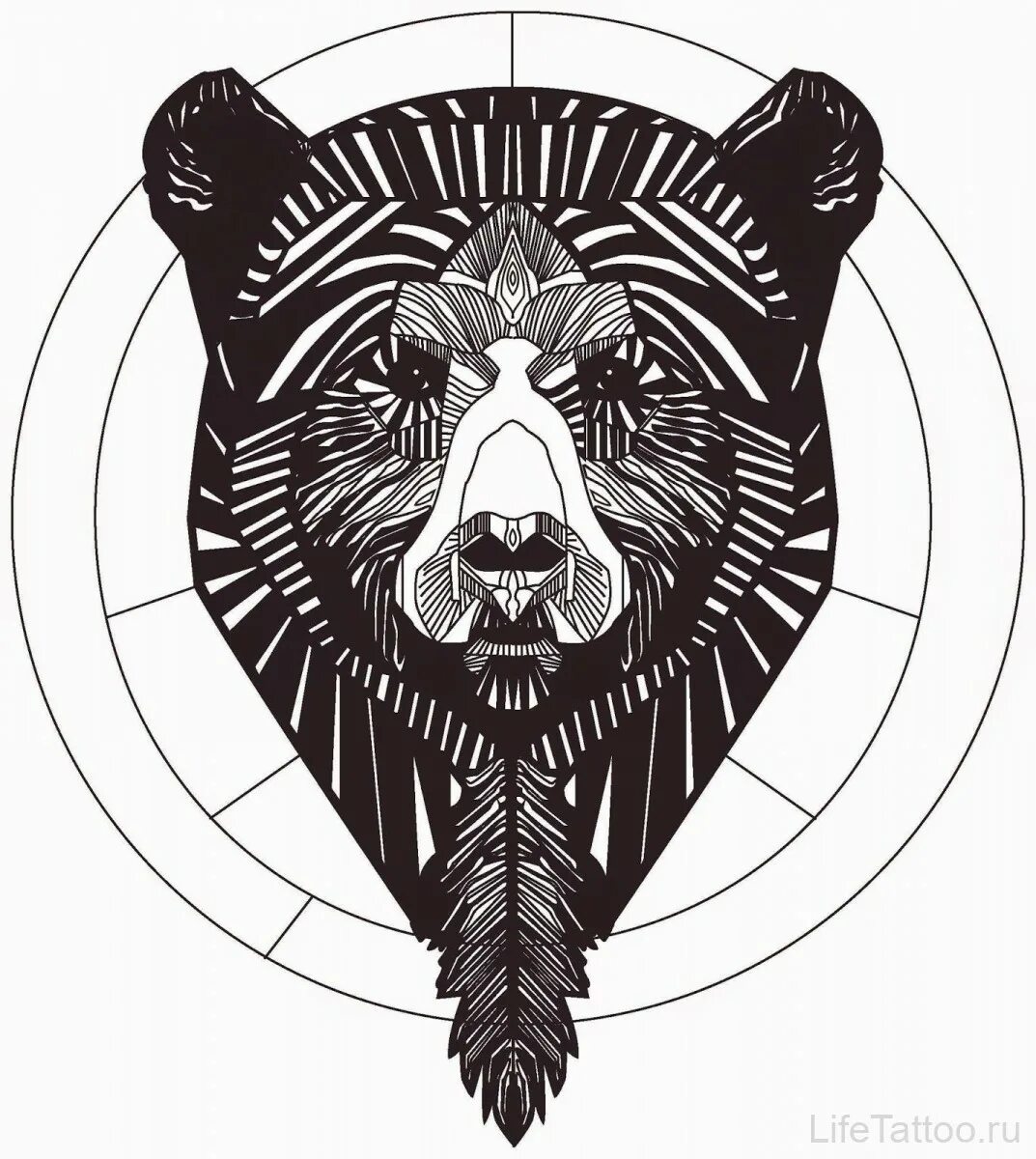 стилизованное изображение медведя. медведь графика. тату медведь. медведь эскиз. эскизы для гравировки.