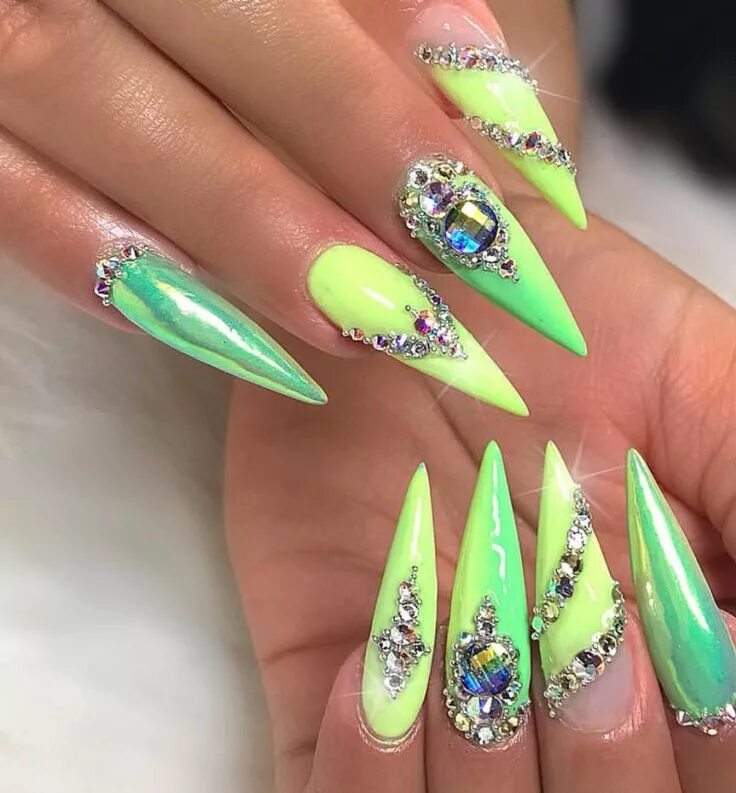 New stylish nail art ideas every day Stiletto nails designs, Stilletto nails, Lo