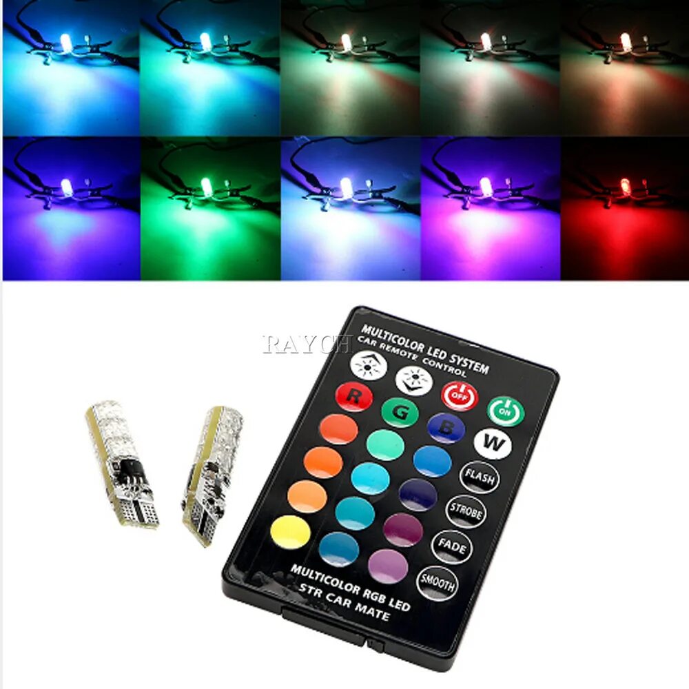Светодиодный светильник rgb led. Лампы т10 w5w rgb. светодиоды gl t10 rgb с пультом для. led rgb t10 лампочки с пультом для авто. t10 w5w rgb.