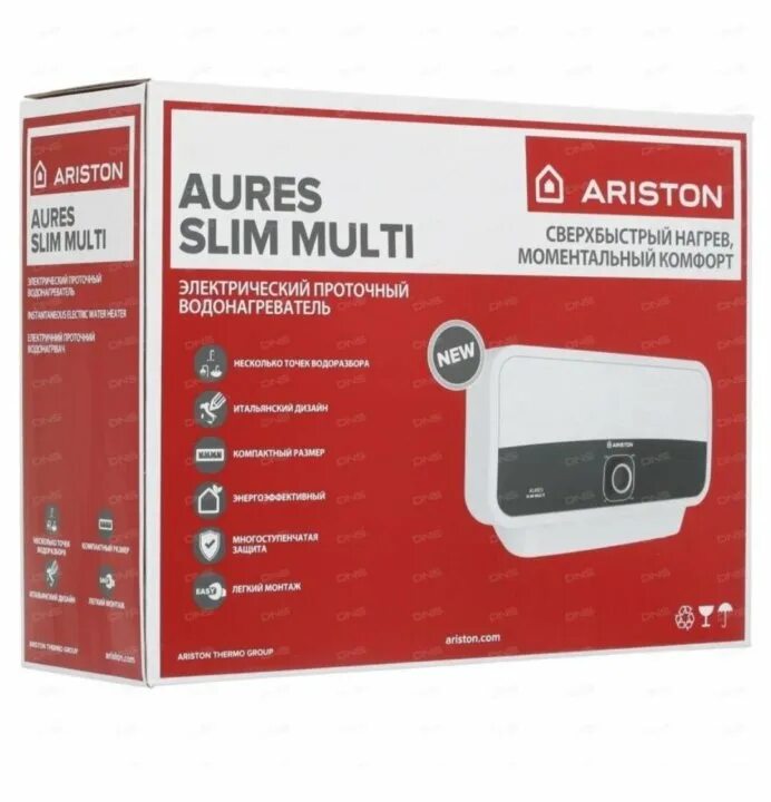 Проточный водонагреватель ariston aures. Водонагреватель проточный Аристон Aures Slim Multi. 3520025 Водонагреватель проточный Aures SM 7.7. Водонагреватель проточный Ariston 7.7. Водонагреватель электрический Ariston Aures SM 7.7.