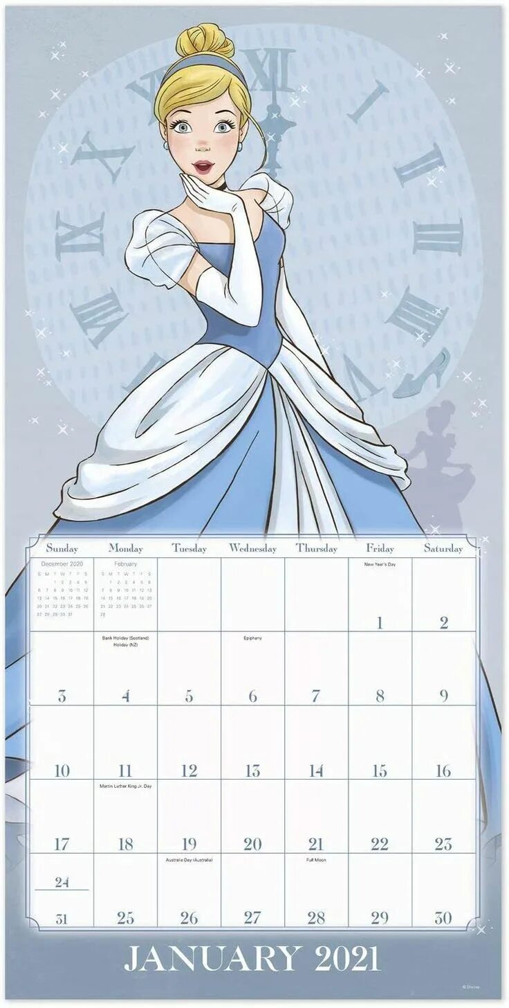 Принцессы 2021. Календарь 2022 принцессы Дисней. Календарь с принцессами Дисней. Детский календарь с принцессами.