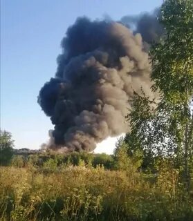 Что горит в волжском