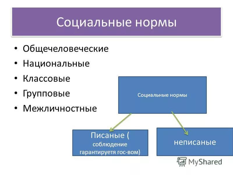 Общечеловеческие расовые классовые групповые нормы