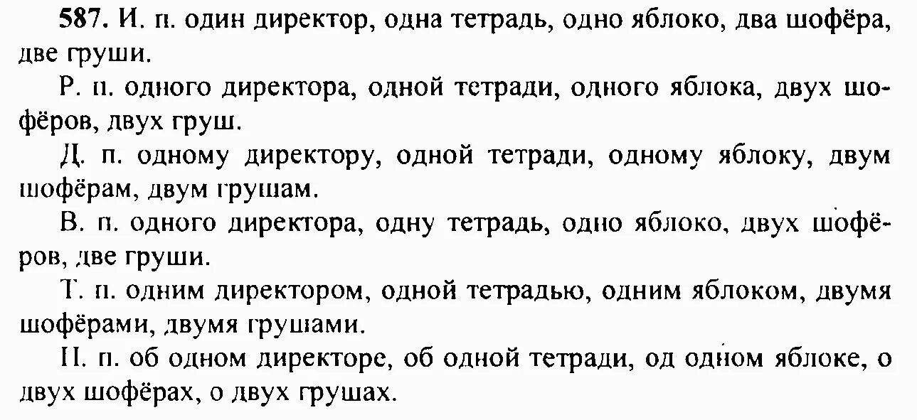 Русский 6 класс 2 часть номер 587