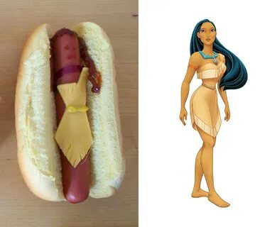 Les princesses Disney en versions hot-dog.