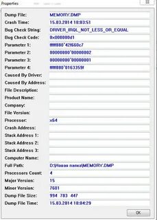 C windows memory dmp