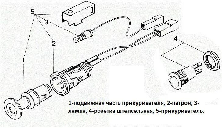 Как подсоединить прикуриватель с подсветкой - фото - АвтоМастер Инфо