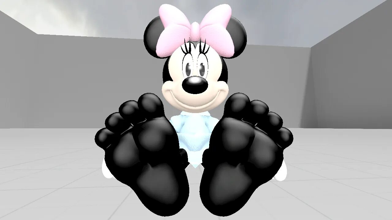 Child goose man foot mouse. Child goose man foot mouse