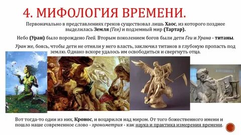 Мифология времени
