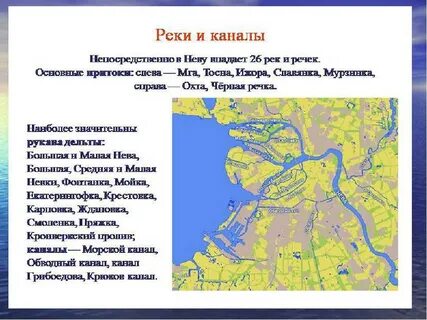Положение на реке москвы и санкт петербурга
