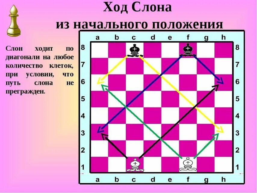 Начальное положение и направление