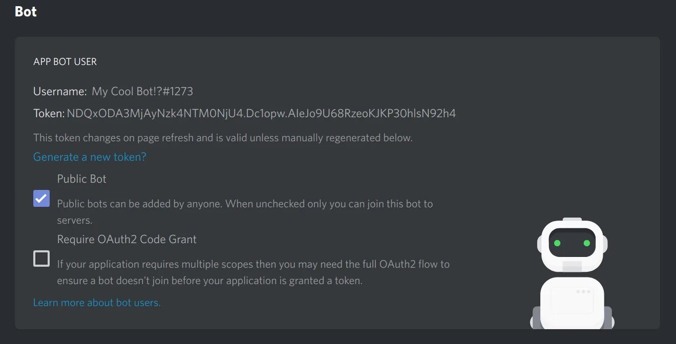 Bot user