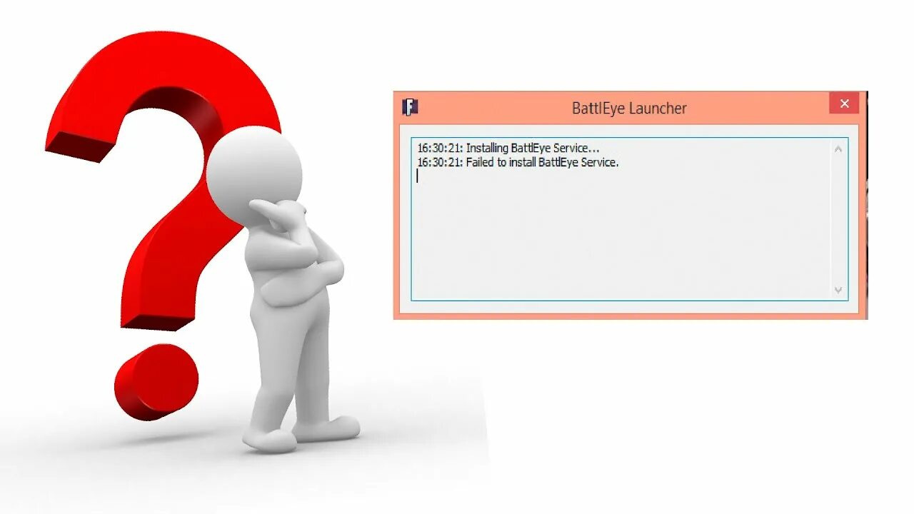 BATTLEYE service. Failed to install BATTLEYE service (4, 5000041d).. Failed to initialize BATTLEYE service: Driver load Error (1072).. Ошибка installing BATTLEYE service failed to install BATTLEYE service (4, 71) ..