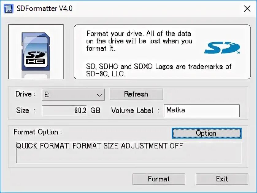 Форматировать SD карту. SDFORMATTER 4.0. Утилиты для форматирования флешек. SD карта не форматируется в fat32. Сд карта не форматируется