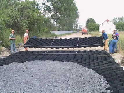 Устройство дороги на участок