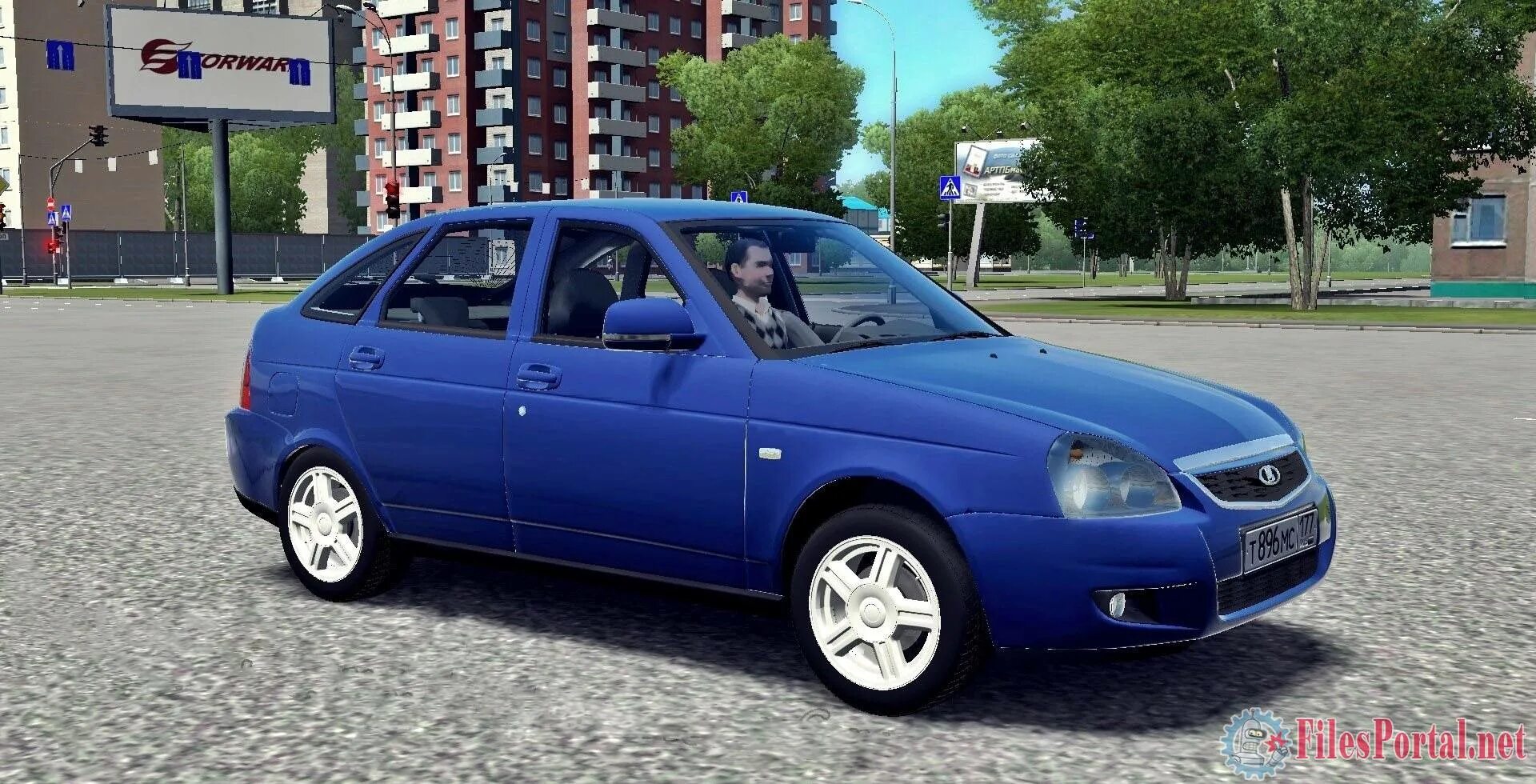 Приора для сити кар драйвинг. City car Driving Priora.