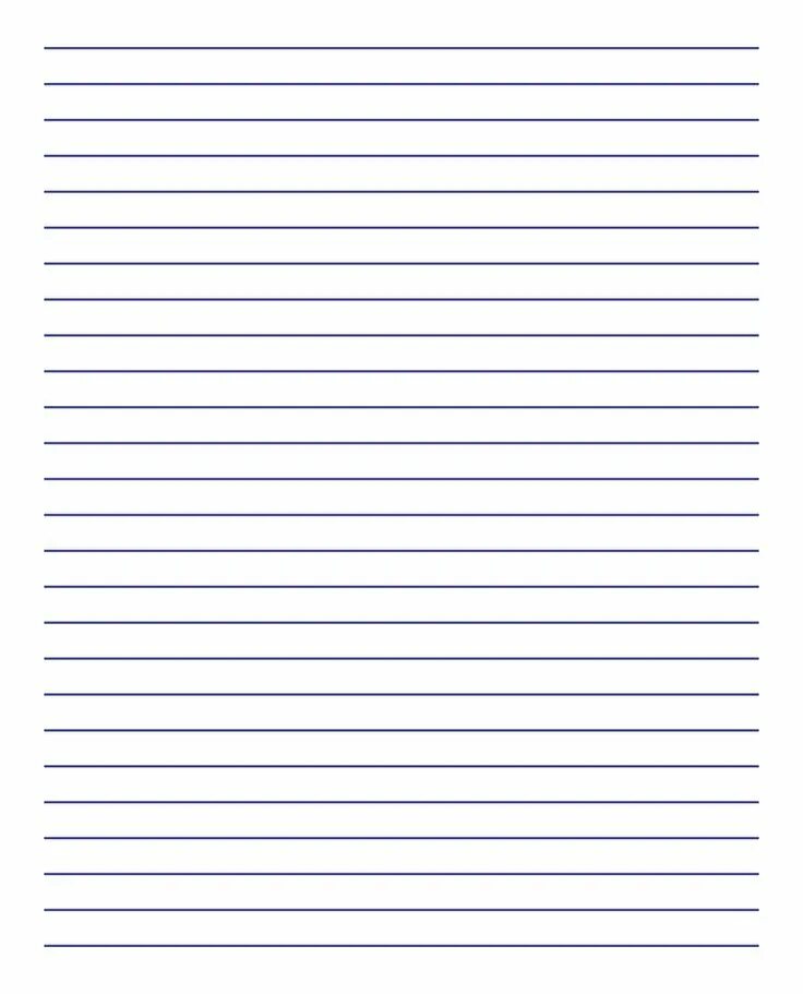 Line list. A4 cizgili. line print.