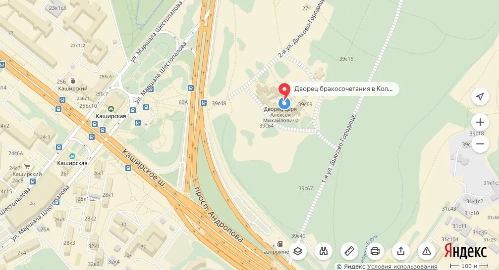 метро каширская выходы 3 и 4 на карте. каширское шоссе, д. метро каширская пешком. автобусы от метро каширская. автобусы от метро каширская до отеля интурист коломенское.