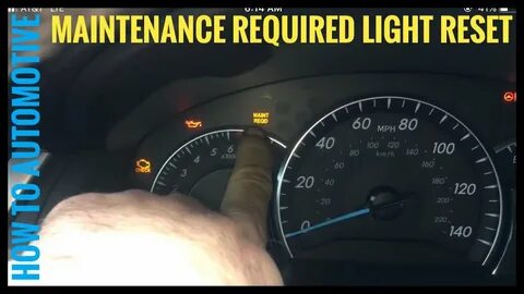 Maintenance required