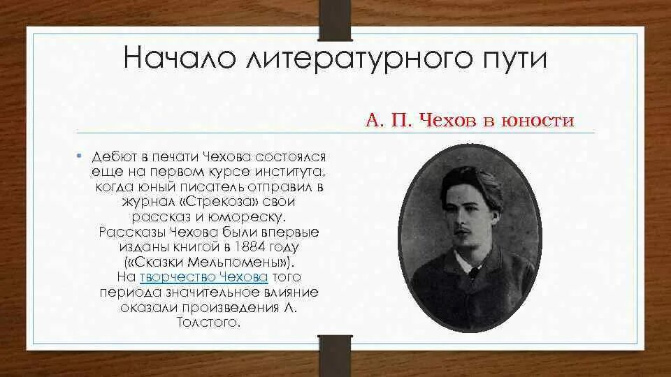 Первым литературным произведением было. Юность Антона Павловича Чехова. Творчество а п Чехова. Взрослая жизнь Антона Павловича Чехова.