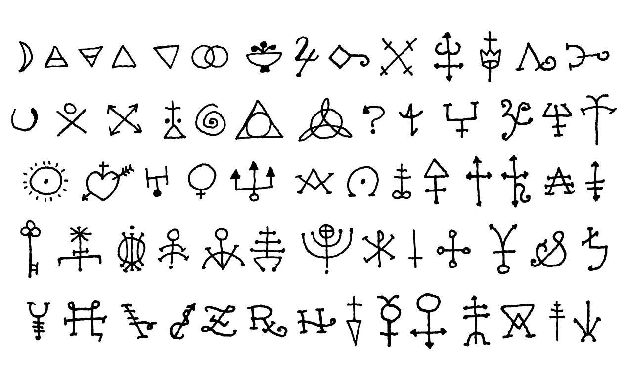 Слова красивыми символами. Оккультные символы. Мистические знаки. Непонятные знаки и символы. Таинственные символы.