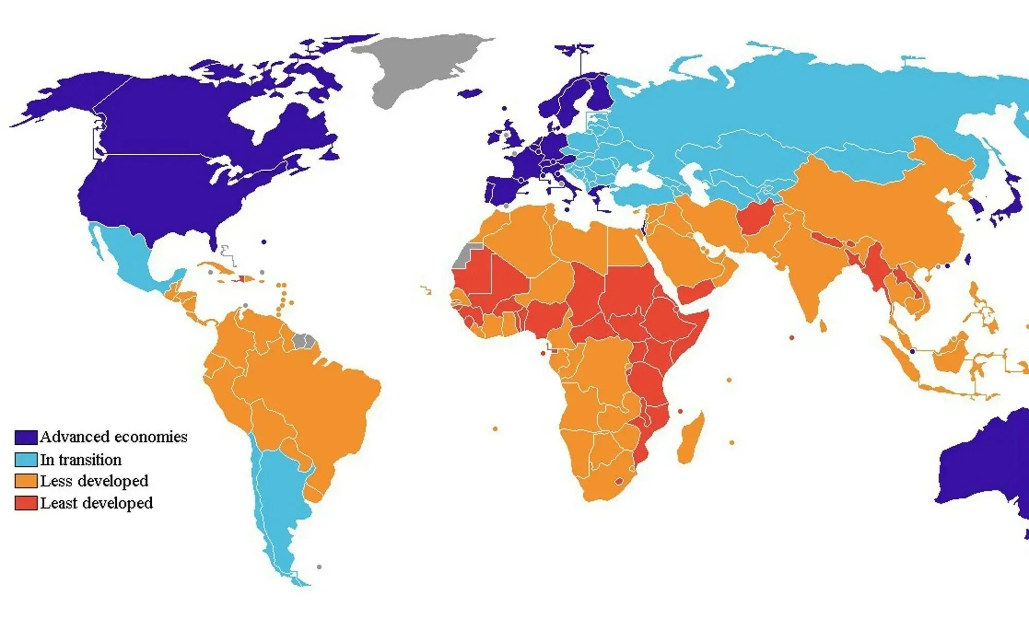 Какая страна наименее развита. Высокоразвитые и развитые страны. Наименее развитые страны на карте.