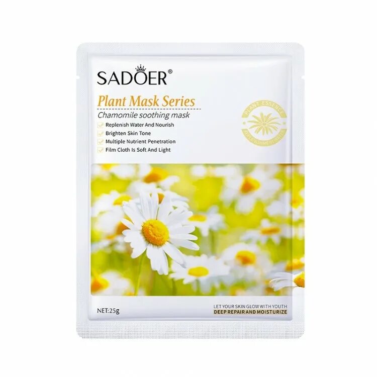 Маски sadoer отзывы. Sadoer маска для лица. Маска тканевая sadoer Plant Mask Series. Маска тканевая для лица с авокадо 25 гр sadoer. Sadoer успокаивающая маска для лица с экстрактом ромашки.