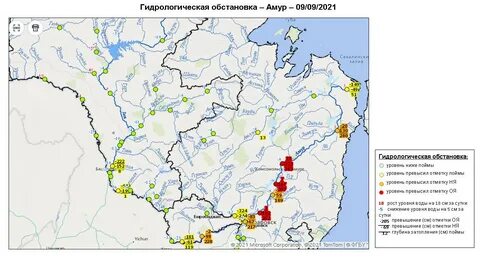 Опасных гидрологических природных явлений на территории страны