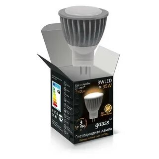 Лампа gauss 3w