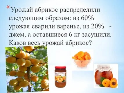 Абрикосы урожай