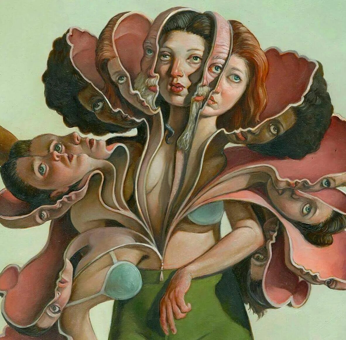 Человеческие картины. Эрик тор Сандберг. Эрик тор Сандберг картины. Картины Эрика тора Сандберга. Раздвоение личности сюрреализм.
