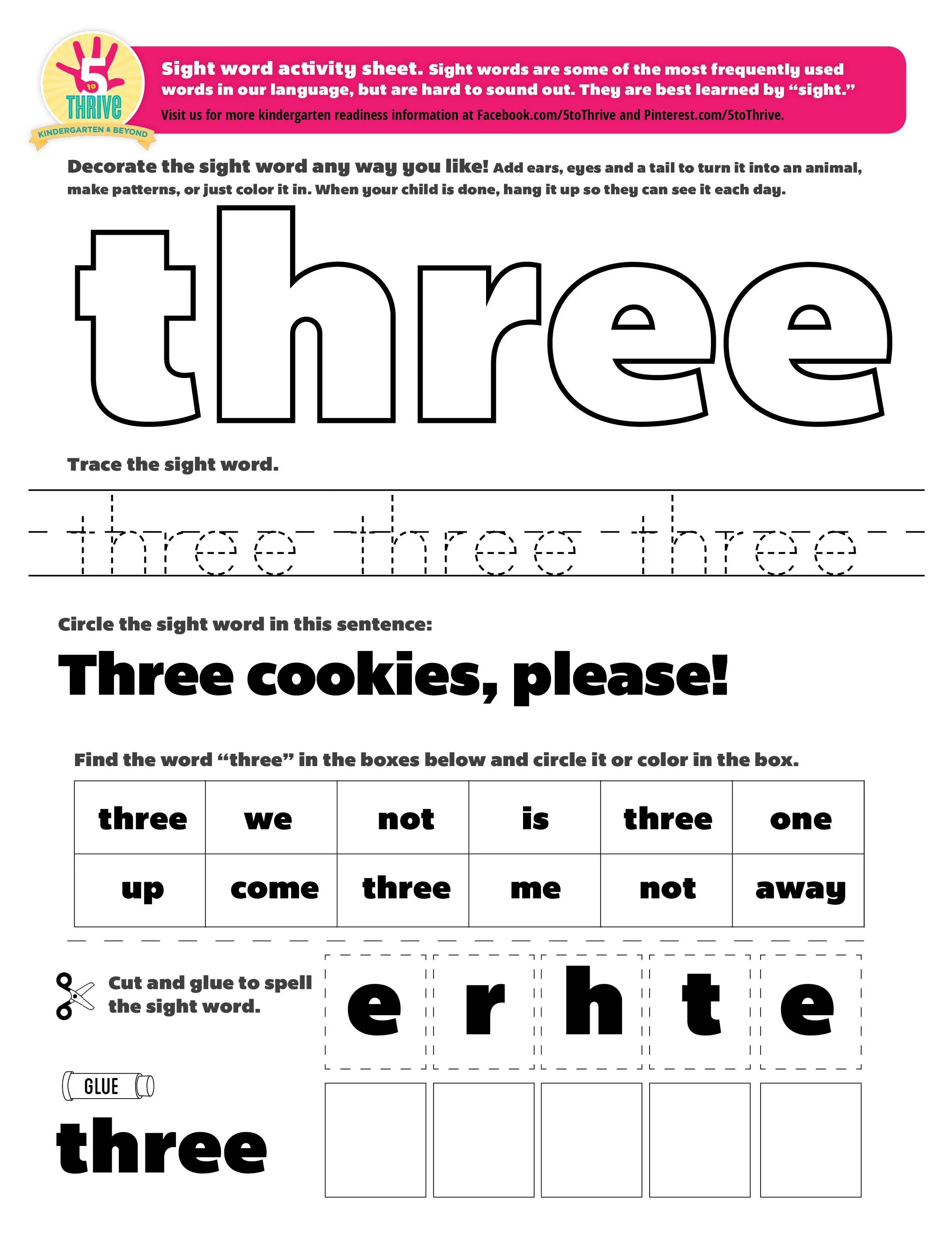 One word for three. Three Sight Words. Sight Words 3. Sight Words Worksheets. Numbers Sight Words.