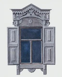 Ставни избы рисунок
