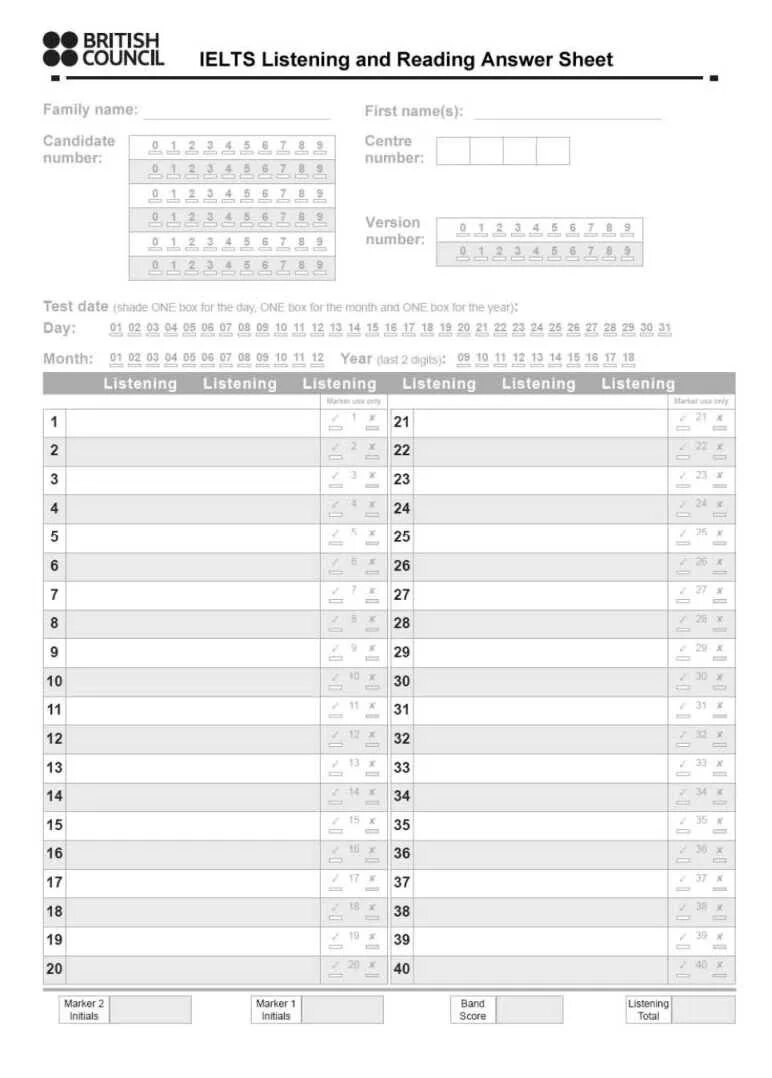 Answer sheet. Ielts 2 writing answer sheet. ielts reading answer sheet 2025. ielts listening answer sheet 2025. ielts listening answer sheet 2025.