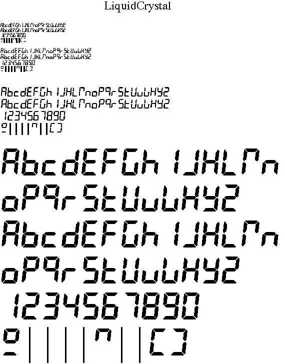 Шрифт Liquid Crystal. LIQUIDCRYSTAL таблица символов. Пиксельные шрифты размер матрицы. LIQUIDCRYSTAL_i2c таблица символов.