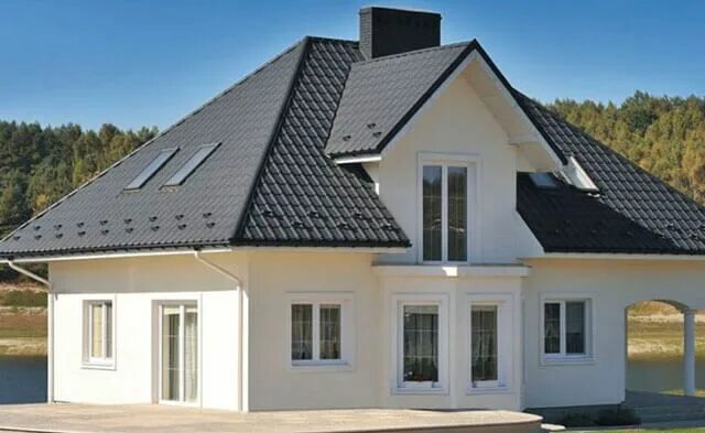 Серая крыша фото - DelaDom.ru