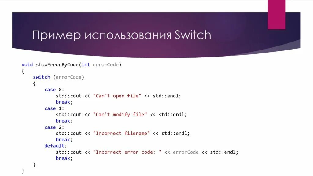 Endl c. Примеры использования Switch Case. Switch примеры использования. Синтаксис Switch Case. Ссылки и указатели в c++.