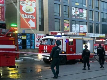 Пожар на центральном рынке