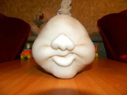 Голова куклы из колготок