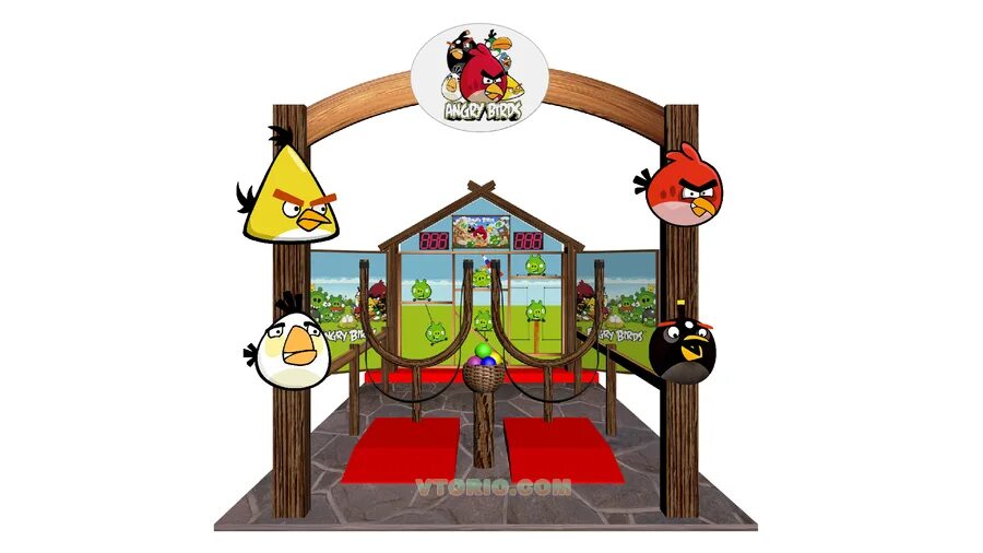 Angry birds store. Рогатка Энгри бердз аттракцион. Рогатка Энгри бердз. Энгри бердз рогатка 101. Игрушки Энгри бердз с рогаткой.