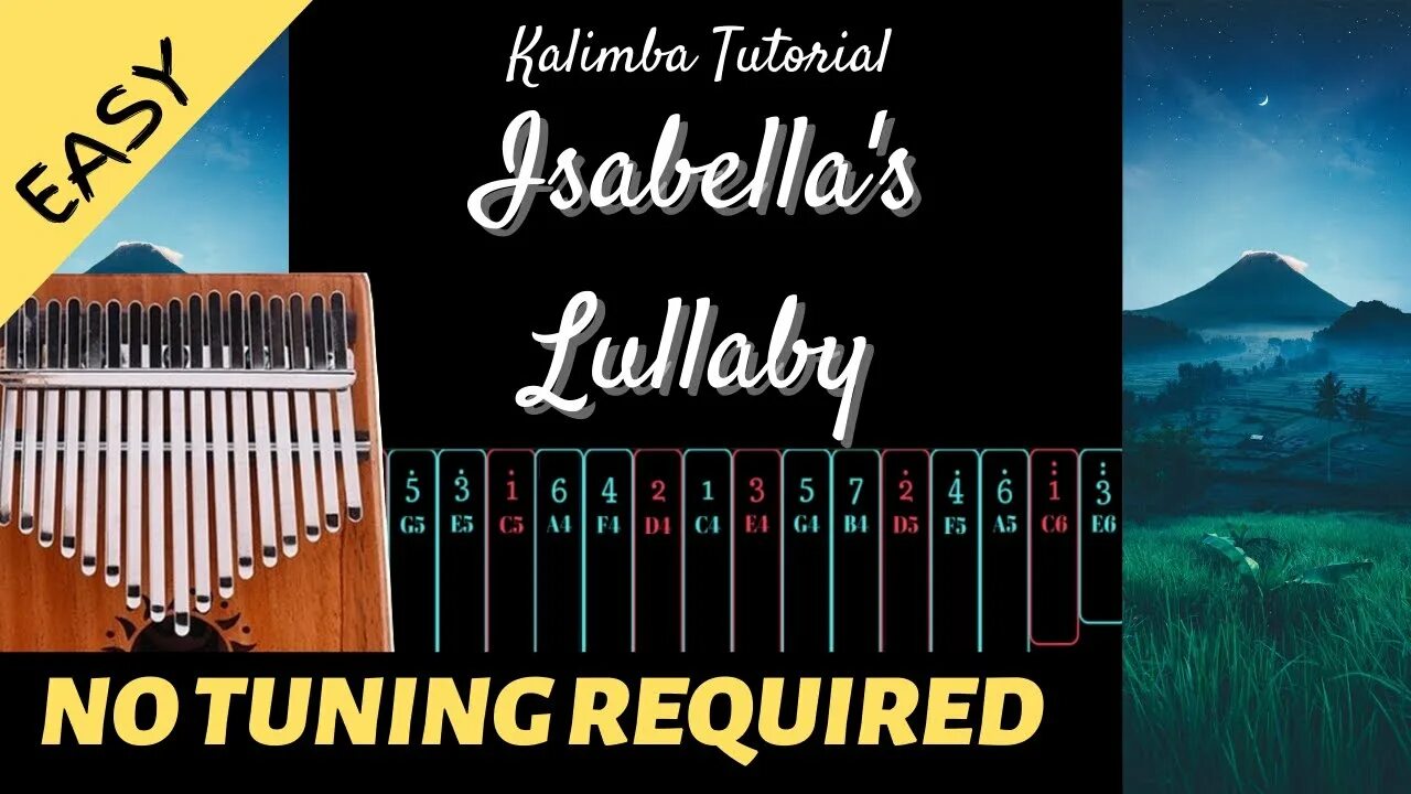 Калимба колыбельная. Обещанный Неверленд калимба. Isabella’s Lullaby калимба. Ноты Isabella s Lullaby.